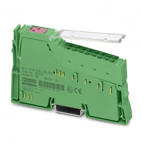 IB IL 24/48 DOR 2/W-PAC 2863119 PHOENIX CONTACT Inline, Módulo de relés, Salidas por relé: 2 (libre de poten..