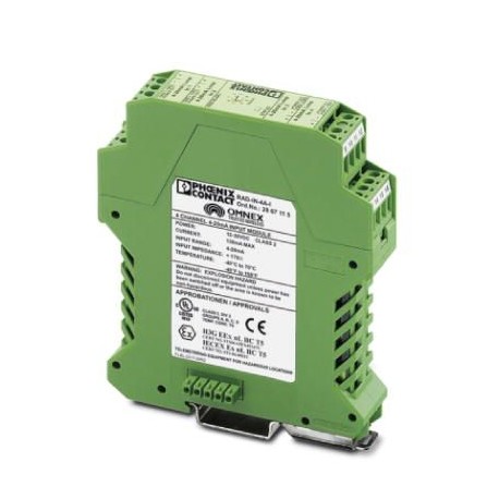 RAD-IN-4A-I 2867115 PHOENIX CONTACT Module d'extension analogique à 4 entrées analogiques de courant 4 mA à ..