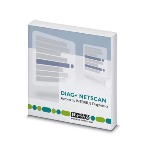 DIAG+ NETSCAN 2868075 PHOENIX CONTACT Versión completa Diag+ NetScan, para diagnóstico de red cíclico y simu..