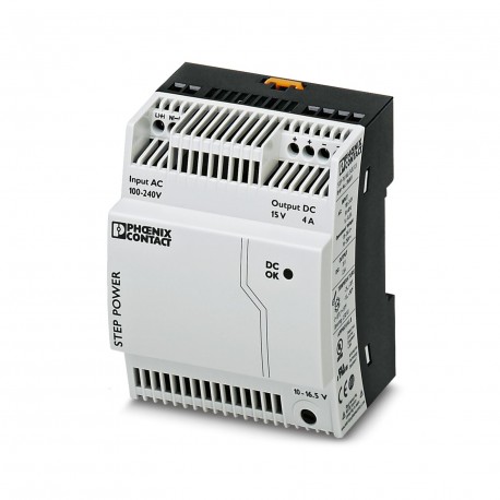 STEP-PS/ 1AC/15DC/4 2868619 PHOENIX CONTACT Fuente de alimentación conmutada en primario STEP POWER para mon..