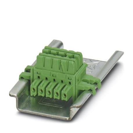 ME 6,2 TBUS-2 1,5/5-ST-3,81 GN 2869728 PHOENIX CONTACT Conector de bus para carriles