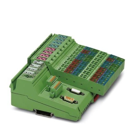 ILB IB 24 DI16 DO16-DSUB 2878625 PHOENIX CONTACT Inline, Block IO, INTERBUS, Conector hembra D-SUB-9 /conect..
