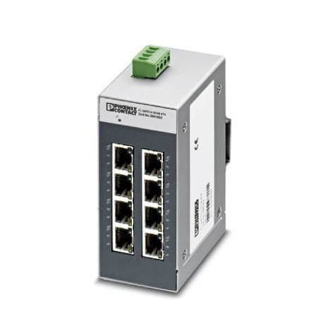 FL SWITCH SFNB 8TX 2891002 PHOENIX CONTACT Switch Ethernet, 8 puertos TP-RJ45, detección automática de la ve..