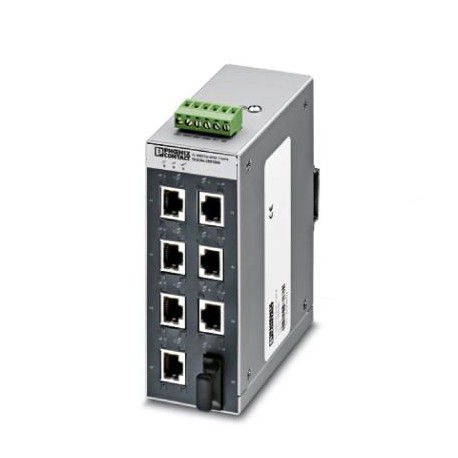 FL SWITCH SFNT 7TX/FX 2891006 PHOENIX CONTACT Switch Ethernet para margen amplio de temperatura, 7 conexione..