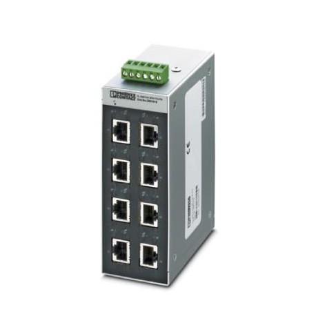 FL SWITCH SFN 8TX-PN 2891018 PHOENIX CONTACT Switch Ethernet, 8 puertos TP-RJ45, detección automática de la ..