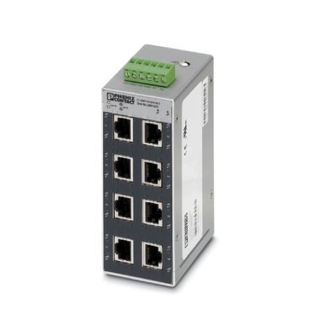 FL SWITCH SFN 8TX-24VAC 2891020 PHOENIX CONTACT Switch Ethernet, 8 puertos TP-RJ45, detección automática de ..