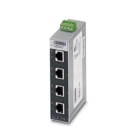FL SWITCH SFN 5TX-24VAC 2891021 PHOENIX CONTACT Switch Ethernet, 5 puertos TP-RJ45, detección automática de ..