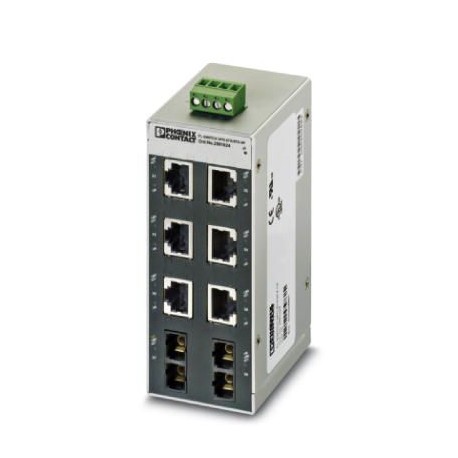 FL SWITCH SFN 6TX/2FX-NF 2891024 PHOENIX CONTACT Switch Ethernet, 6 puertos TP-RJ45, 2 puertos de fibra ópti..