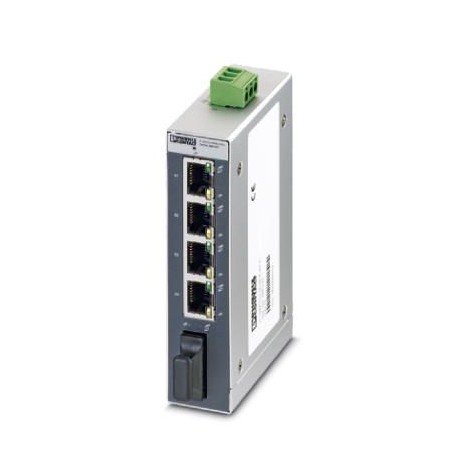 FL SWITCH SFNB 4TX/FX 2891027 PHOENIX CONTACT Switch Ethernet, 4 puertos TP-RJ45, 1 puerto de fibra óptica, ..
