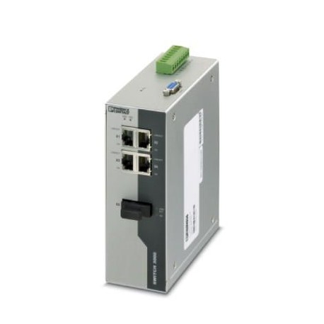 FL SWITCH 3004T-FX 2891033 PHOENIX CONTACT Switch gestionado Ethernet con cuatro puertos RJ45 para 10/100 MB..