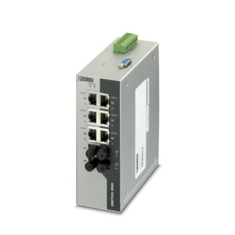 FL SWITCH 3006T-2FX ST 2891037 PHOENIX CONTACT Switch gestionado Ethernet con seis puertos RJ45 para 10/100 ..