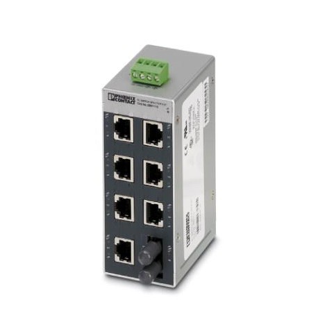 FL SWITCH SFN 7TX/FX ST 2891110 PHOENIX CONTACT Switch Ethernet, 7 puertos TP-RJ45, 1 puerto de fibra óptica..
