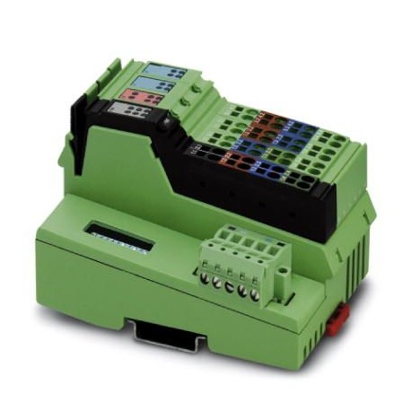 IL DN BK DI8 DO4-PAC 2897211 PHOENIX CONTACT Inline, Acoplador de bus, DeviceNet™, TWIN COMBICON, Entradas d..