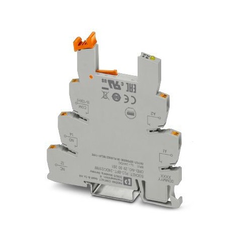 PLC-BPT- 24DC/21RW 2900261 PHOENIX CONTACT Borne de base PLC de 6,2 mm para aplicaciones ferroviarias con co..