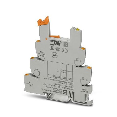 PLC-BPT- 24UC/ 1/ACT 2900450 PHOENIX CONTACT Borne de base PLC de 6,2 mm para funciones de salida con conexi..