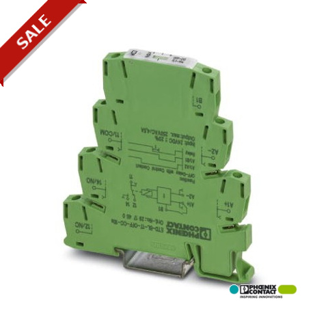 ETD-BL-1T-OFF-CC-300MIN-PT 2901488 PHOENIX CONTACT Cronometrando relé com atraso OFF (com contato de control..