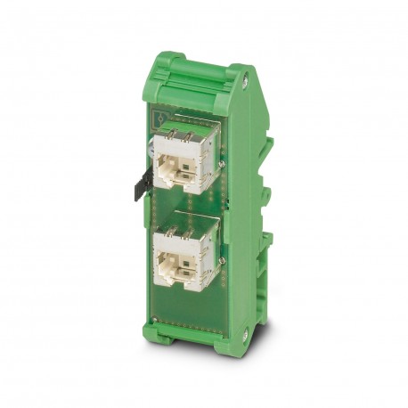 FL-PP-RJ45/RJ45 2901646 PHOENIX CONTACT Patchpanel, zwei RJ45-Buchsen (1:1 Belegung), CAT5e, 10/100/1000 MBi..