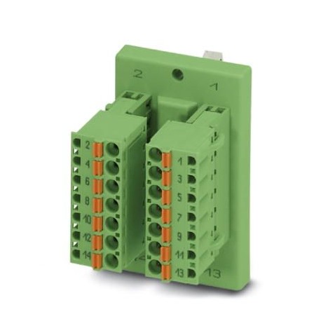 DFLK 14/FKCT 2903035 PHOENIX CONTACT The VARIOFACE feed-through module implements a 1:1 connection between a..