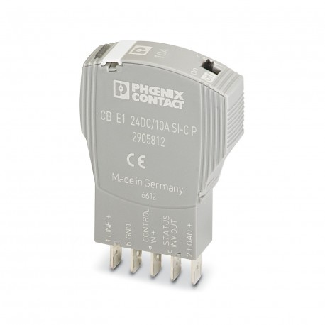 CB E1 24DC/10A SI-C P 2905812 PHOENIX CONTACT Interruptores de protección de aparatos electrónicos