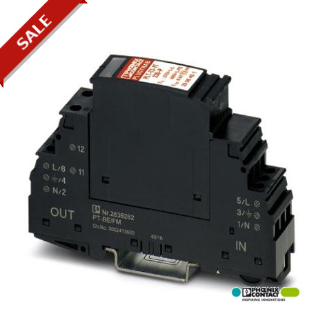 PLT-T3-IT-230-FM 2906450 PHOENIX CONTACT Surge protection type 3, as device protection for termination devic..