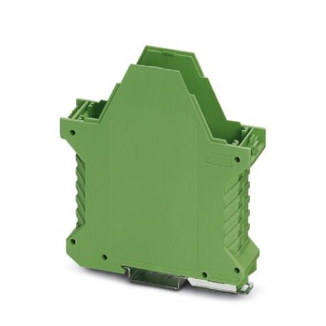 ME 22,5 UTG/FE GN 2907101 PHOENIX CONTACT Caja para carril DIN, Parte inferior de la caja con pasador de met..