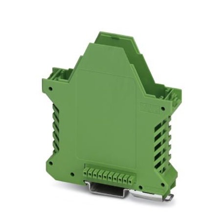 ME 22,5 UT/FE BUS/10 GN 2908755 PHOENIX CONTACT Caja para carril DIN, Parte inferior de la caja con pasador ..