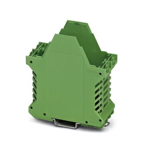 ME 45 UT/FE GN 2909358 PHOENIX CONTACT Caja para carril DIN, Parte inferior de la carcasa con pasador de met..