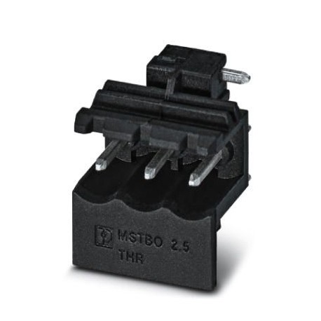 MSTBO 2,5/ 3 G1R THRR44 BK 2915229 PHOENIX CONTACT Carcasa base placa de circuito impreso, sección nominal: ..