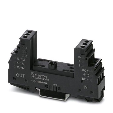 PT 2X1+F-BE/FM 2920049 PHOENIX CONTACT Elemento base protezione contro le sovratensioni
