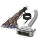 CABLE-D-25SUB/M/OE/0,25/S/1,0M 2926519 PHOENIX CONTACT Shielded cable with a 25-pos. D-SUB pin strip and one..