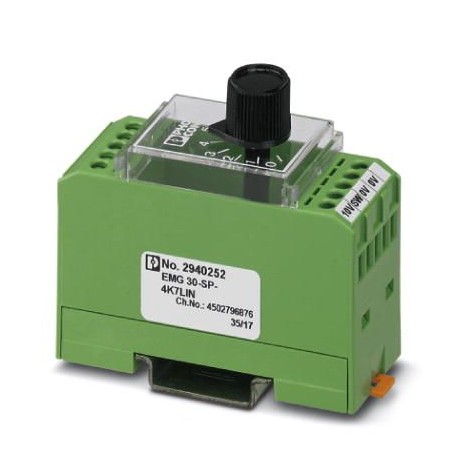 EMG 30-SP- 4K7LIN 2940252 PHOENIX CONTACT Potenciómetro para valor nominal, para la prefijación individual d..