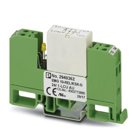 EMG 10-REL/KSR-G 24/ 1-LCU AU 2940362 PHOENIX CONTACT Módulo de relés