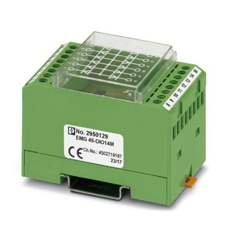 EMG 45-DIO14M 2950129 PHOENIX CONTACT Módulo de diodos, con 14 diodos, ánodo común, tipo de diodo 1N 4007