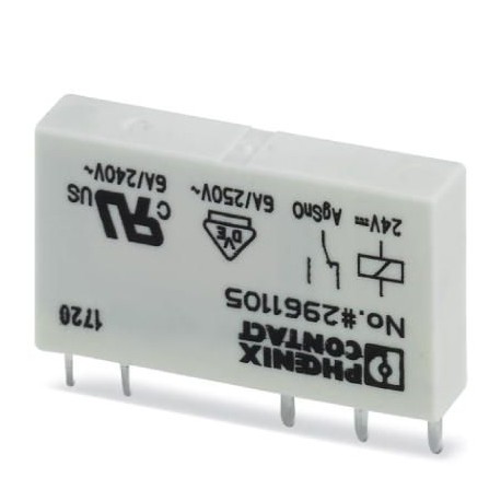 REL-MR- 24DC/21 2961105 PHOENIX CONTACT Relé de potencia en miniatura enchufable, con contacto de potencia, ..