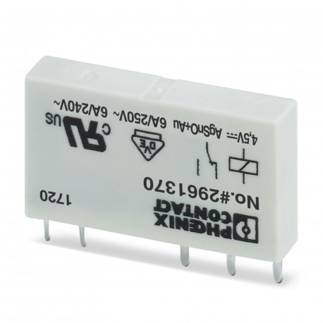 REL-MR- 4,5DC/21AU 2961370 PHOENIX CONTACT Relé de potencia en miniatura enchufable, con contacto de oro mul..