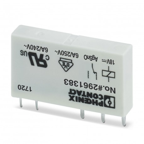 REL-MR- 18DC/21 2961383 PHOENIX CONTACT Relé de potencia en miniatura enchufable, con contacto de potencia, ..