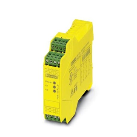 PSR-SPP- 24UC/ESA2/4X1/1X2/B 2963954 PHOENIX CONTACT Relé de seguridad para parada de emergencia y puerta de..