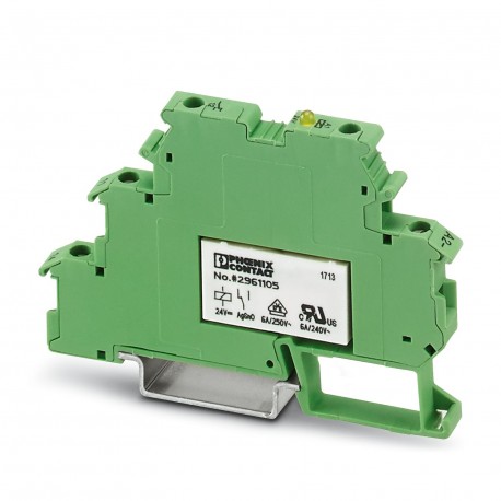 DEK-REL-G24/21 2964500 PHOENIX CONTACT Borne-relé, con relés miniatura de potencia soldados, contactos (AgSn..