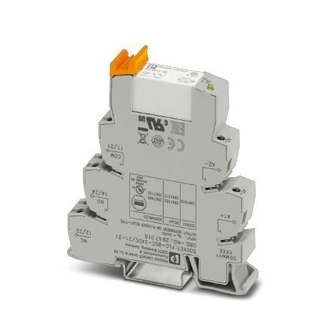 PLC-RSC- 24DC/21-21 2967060 PHOENIX CONTACT Interfaz PLC, compuesta por borne de base PLC-BSC.../21 con cone..