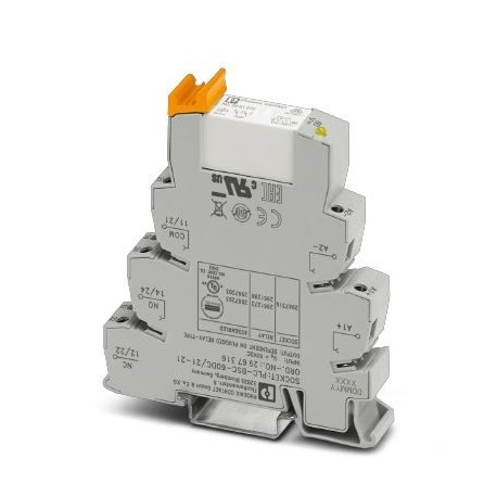 PLC-RSC- 60DC/21-21 2967293 PHOENIX CONTACT Interfaz PLC, compuesta por borne de base PLC-BSC.../21 con cone..