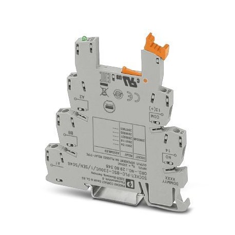 PLC-BSC-230UC/ 1/SEN/SO46 2980348 PHOENIX CONTACT Borna de base PLC de 6,2 mm contra corrientes parásitas o ..