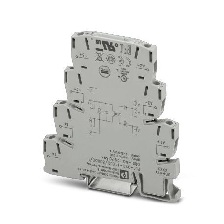 PLC-OSC-110DC/300DC/ 1 2980694 PHOENIX CONTACT INTERFACE PLC, relé de estado sólido integrado, con conexión ..