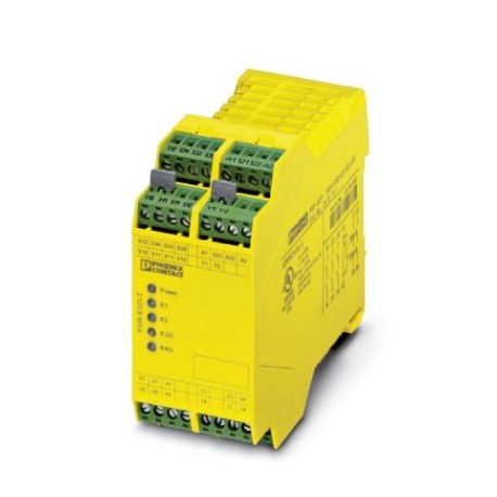 PSR-SCP- 24DC/ESD/5X1/1X2/ T 4 2981240 PHOENIX CONTACT Relé de segurança para monitoramento de parada de eme..