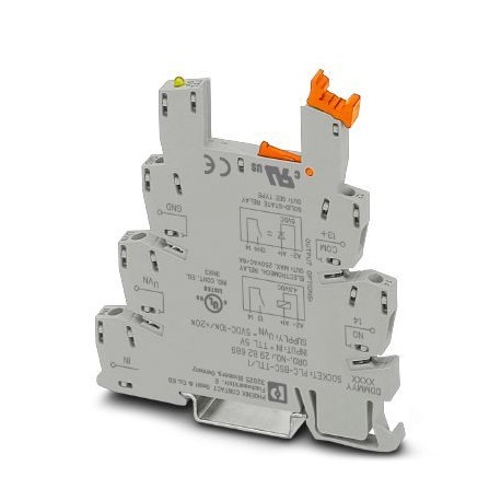 PLC-BSC-TTL/1 2982689 PHOENIX CONTACT Borne de base PLC de 6,2 mm para señal TTL con conexión por tornillo, ..