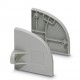 PW 4-F 3000403 PHOENIX CONTACT Brida, número de polos: 0, color: gris