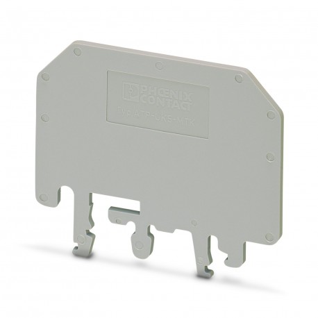 ATP-UK 5-MTK 3004210 PHOENIX CONTACT Placa separadora, profundidad: 48,9 mm, anchura: 2 mm, altura: 60 mm, c..