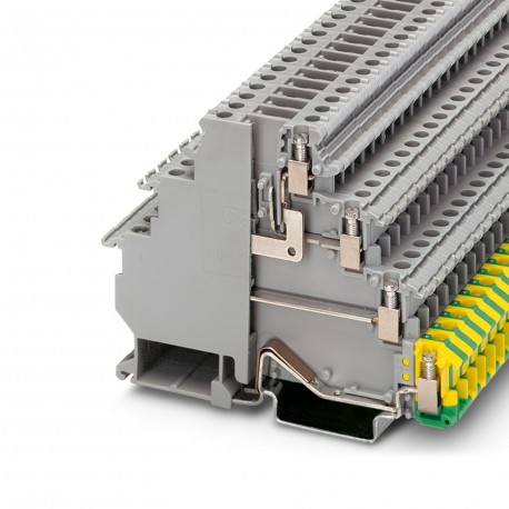 VIOK 1,5-D/TG/D/PE 3011067 PHOENIX CONTACT Borne de tierra para distribución, La corriente y la tensión son ..