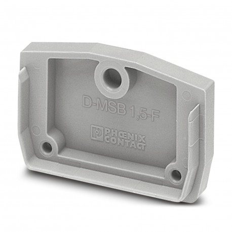 D-MSB 1,5-F 3024180 PHOENIX CONTACT Tapa final, profundidad: 22 mm, anchura: 9,9 mm, altura: 32 mm, color: g..
