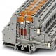UDMTKB 5-P/P 3024478 PHOENIX CONTACT Borna interrumpible por cuchilla, con hembras roscadas para tomas de pr..