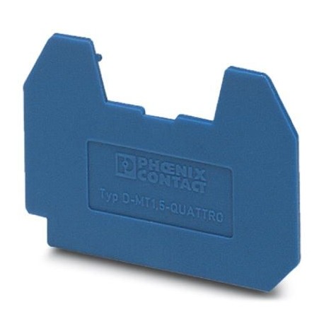 D-MT 1,5-QUATTRO BU 3025309 PHOENIX CONTACT Tapa final, profundidad: 24,3 mm, anchura: 1 mm, altura: 33,6 mm..